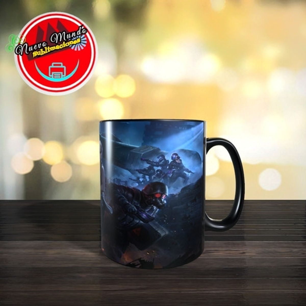 GENERICO - Taza Mágica De Resident Evil 3 Remake - Jill Y Némesis