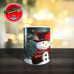 GENERICO - Taza Blanca De Navidad - Mono De Nieve