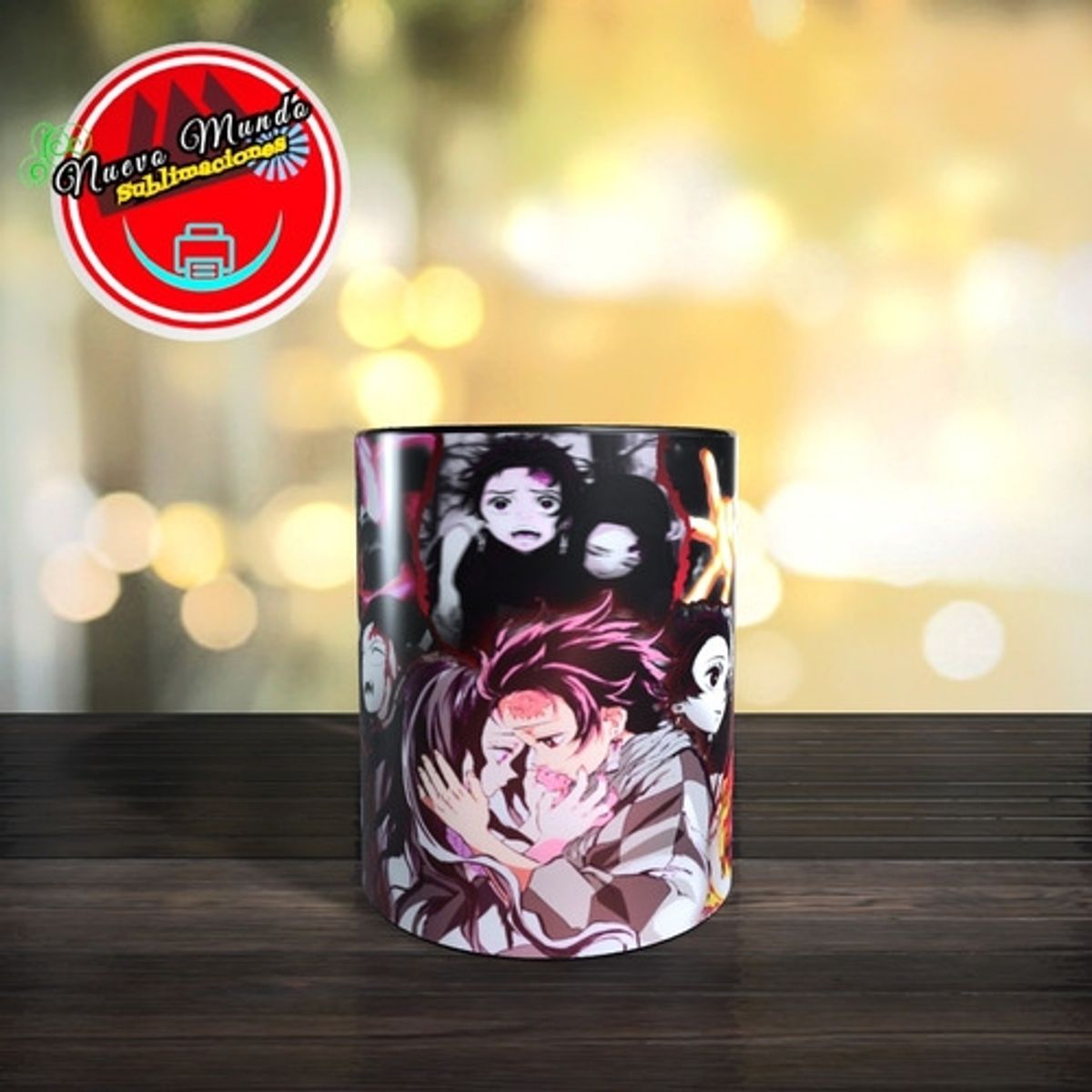 GENERICO - Taza Mágica De Demon Slayer - Kimetsu No Yaiba