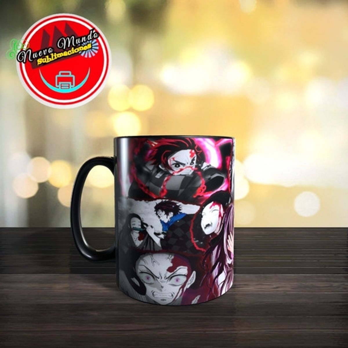 GENERICO - Taza Mágica De Demon Slayer - Kimetsu No Yaiba