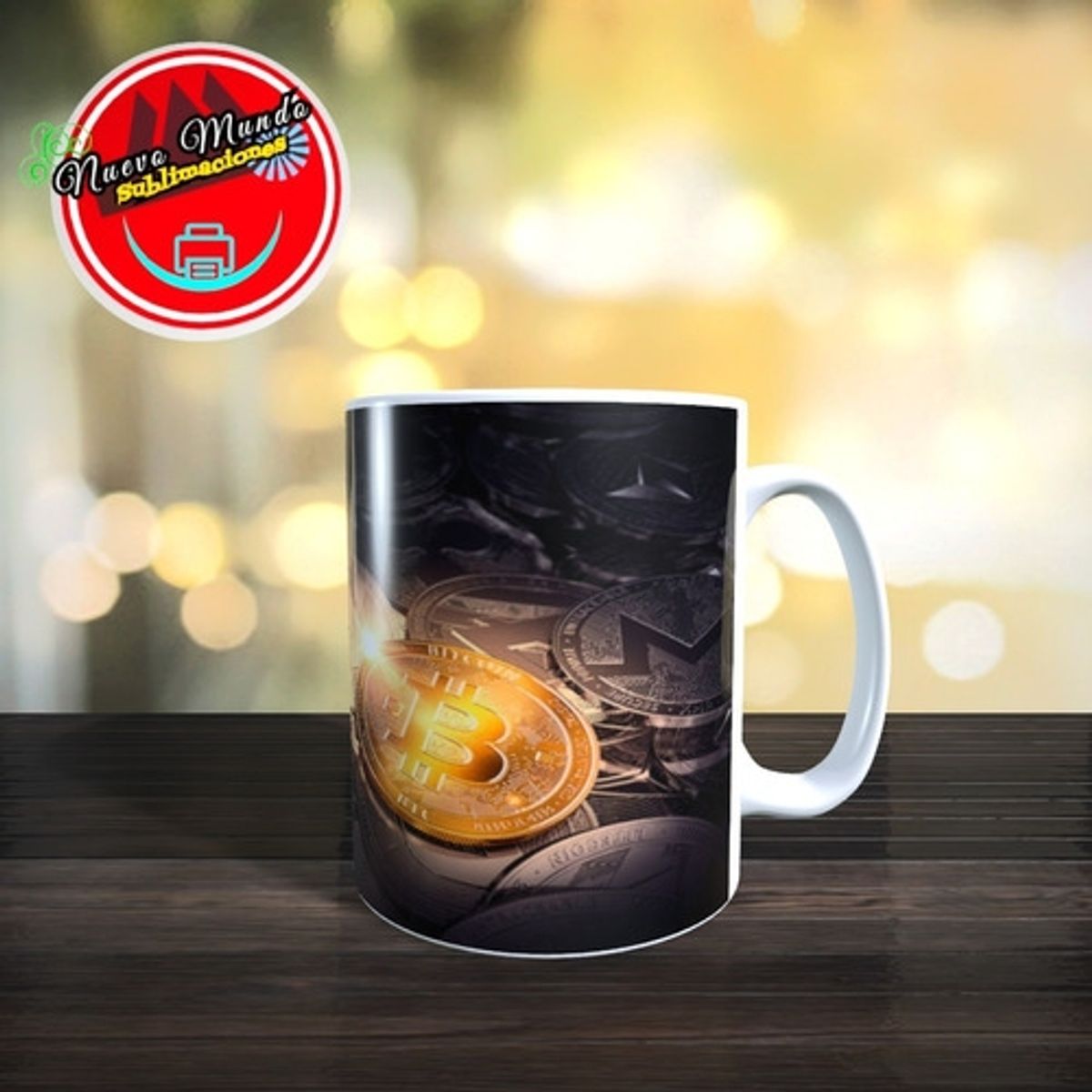 GENERICO - Taza Blanca Tokens.