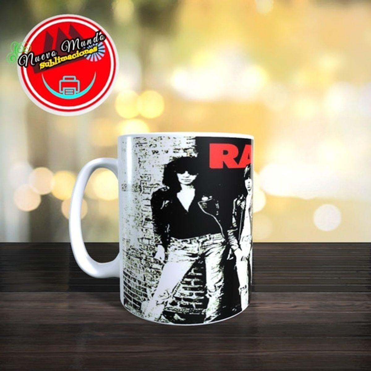 GENERICO - Taza Blanca De Ramones