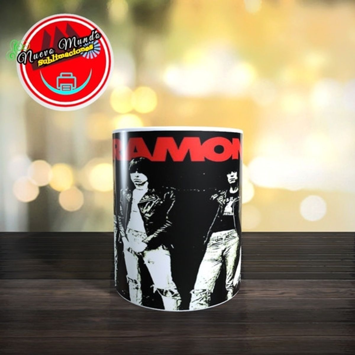 GENERICO - Taza Blanca De Ramones