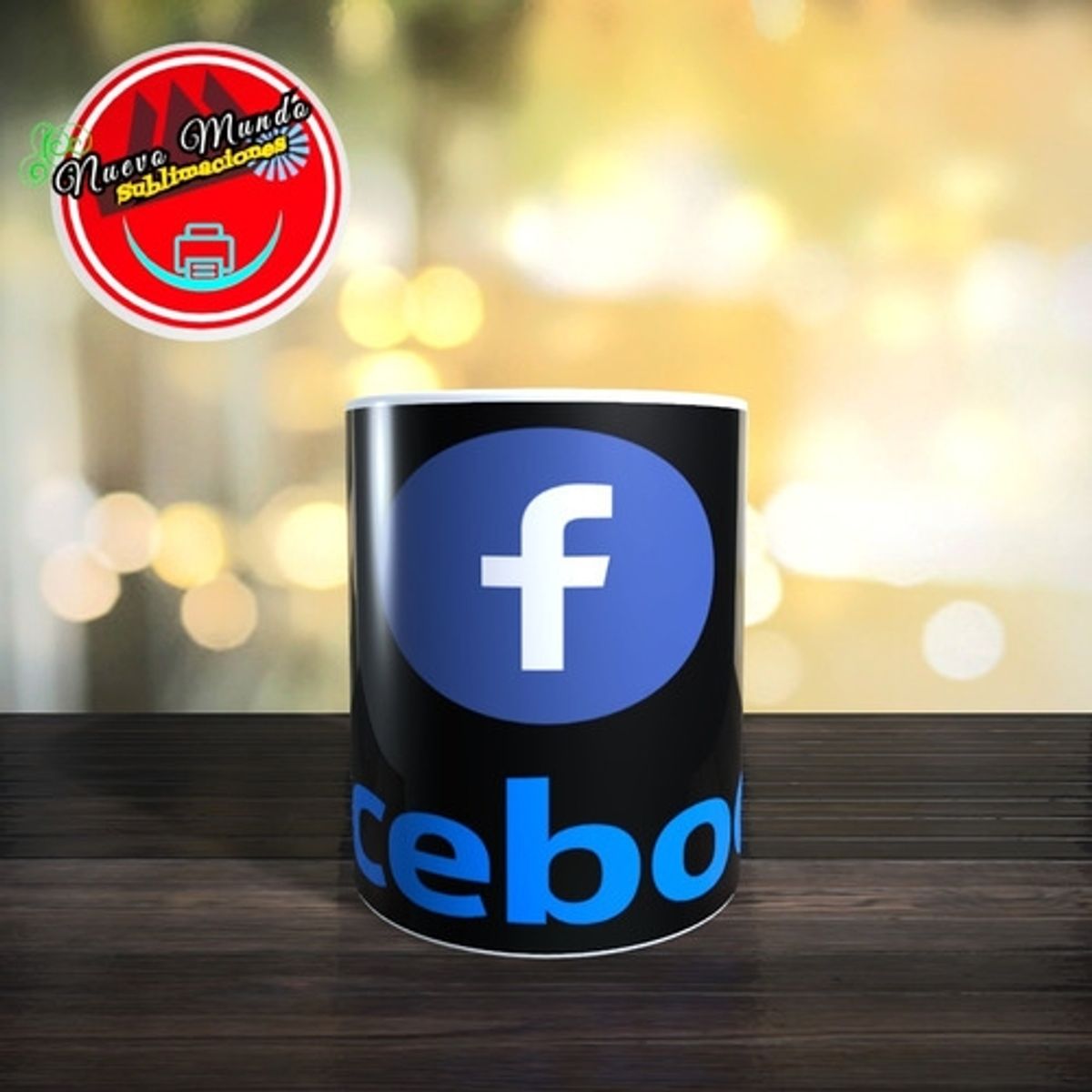 GENERICO - Taza Blanca De Logo De