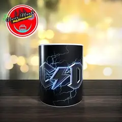 GENERICO - Taza Blanca De Ac-dc Logo