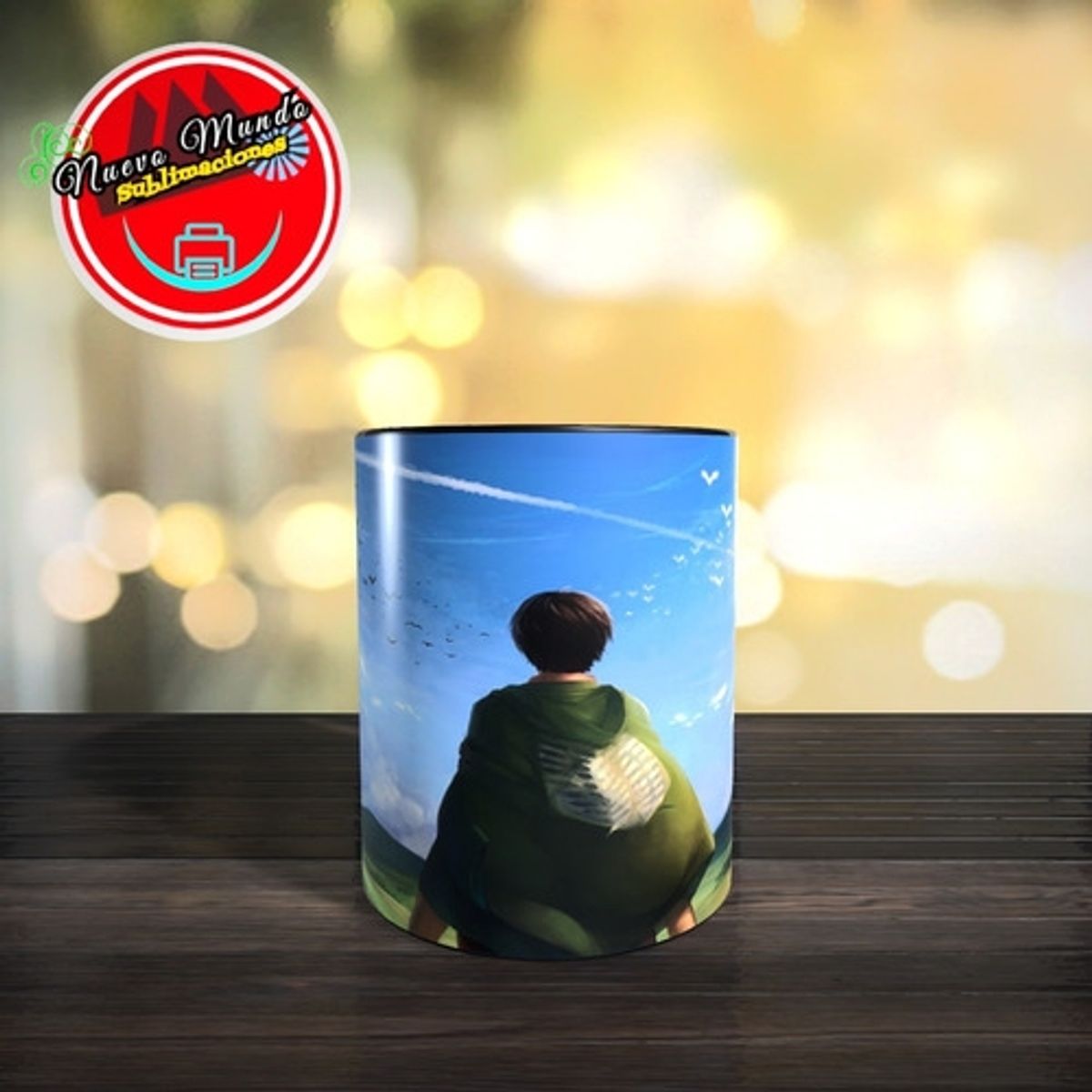 GENERICO - Taza Mágica De Eren Jaeger - Shingeki No Kyojin