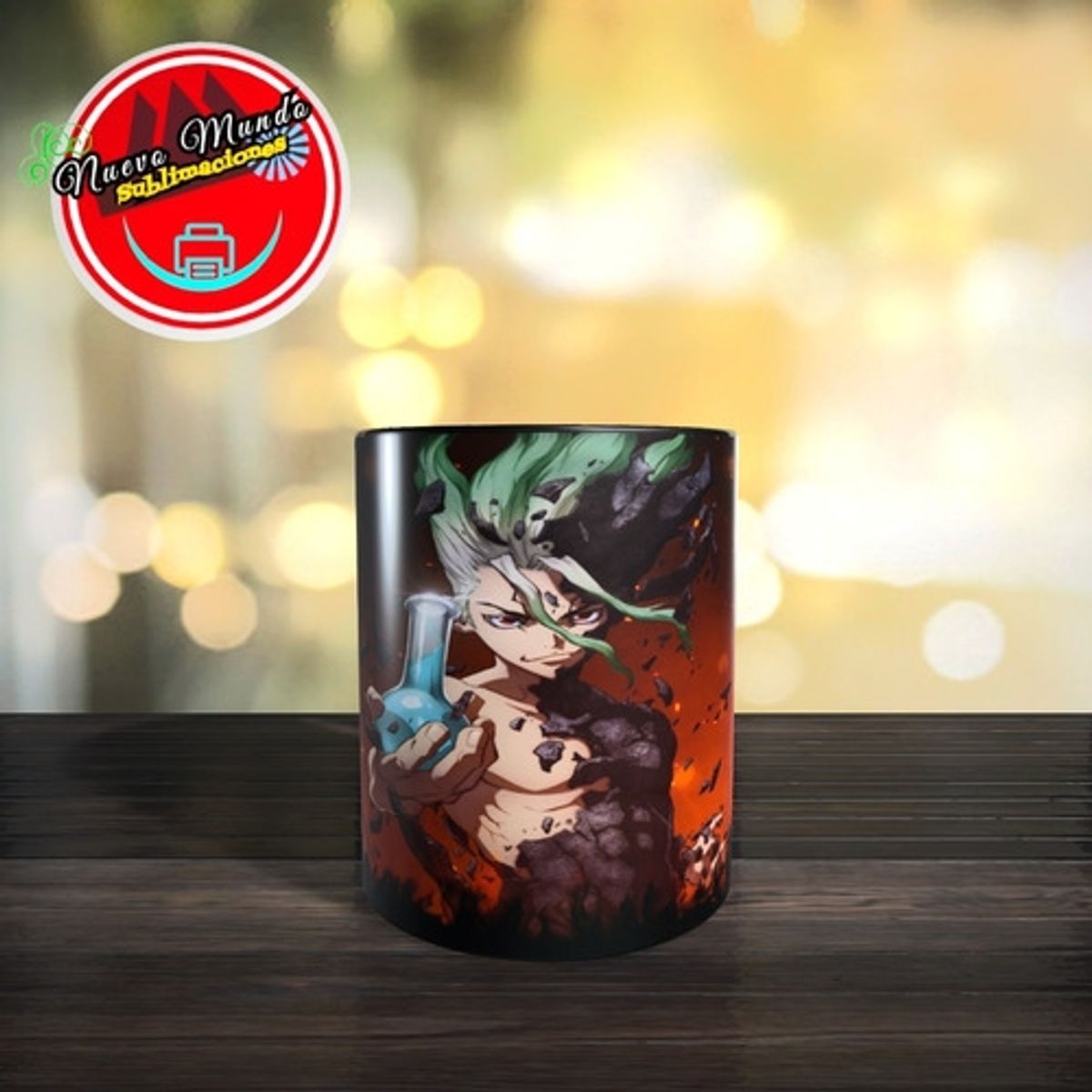 GENERICO - Taza Mágica Dr. Stone - Senku Ishigami
