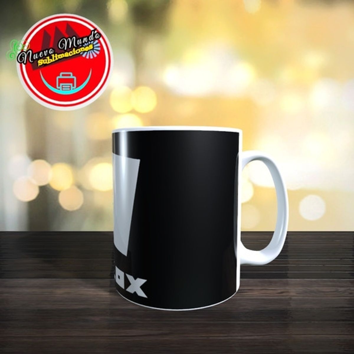 GENERICO - Taza Blanca De Logo Roblox