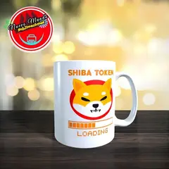 GENERICO - Taza Blanca Shiba Inu - Token Criptomoneda