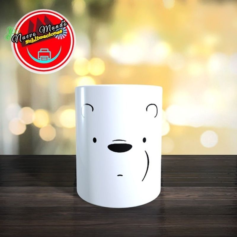 GENERICO - Taza Blanca De Cara Polar - Escandalosos