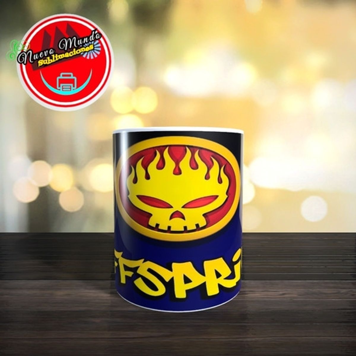 GENERICO - Taza Blanca De The Offspring