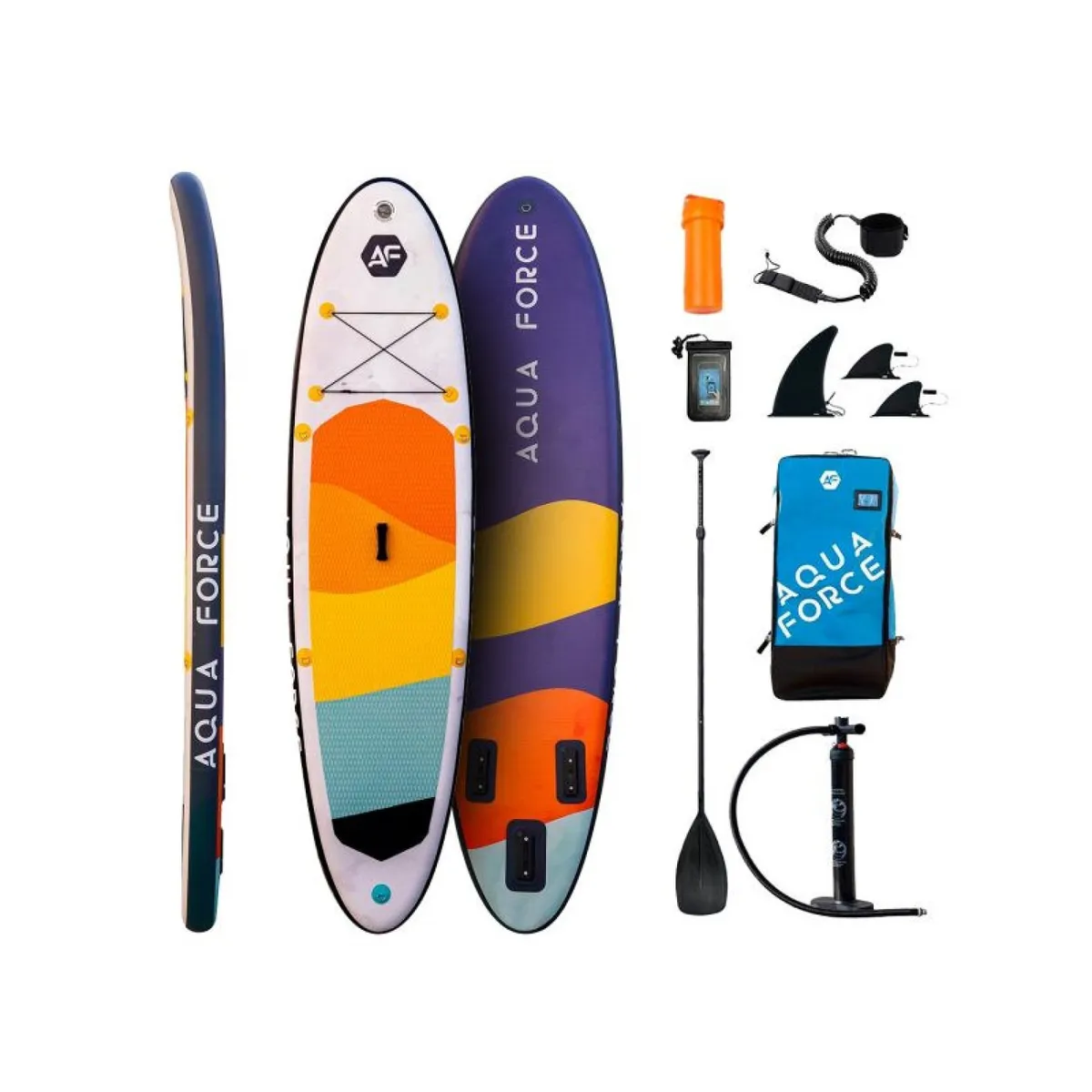 AQUA FORCE - Stand Up Paddle Inflable 106 Sunset  Doble Capa
