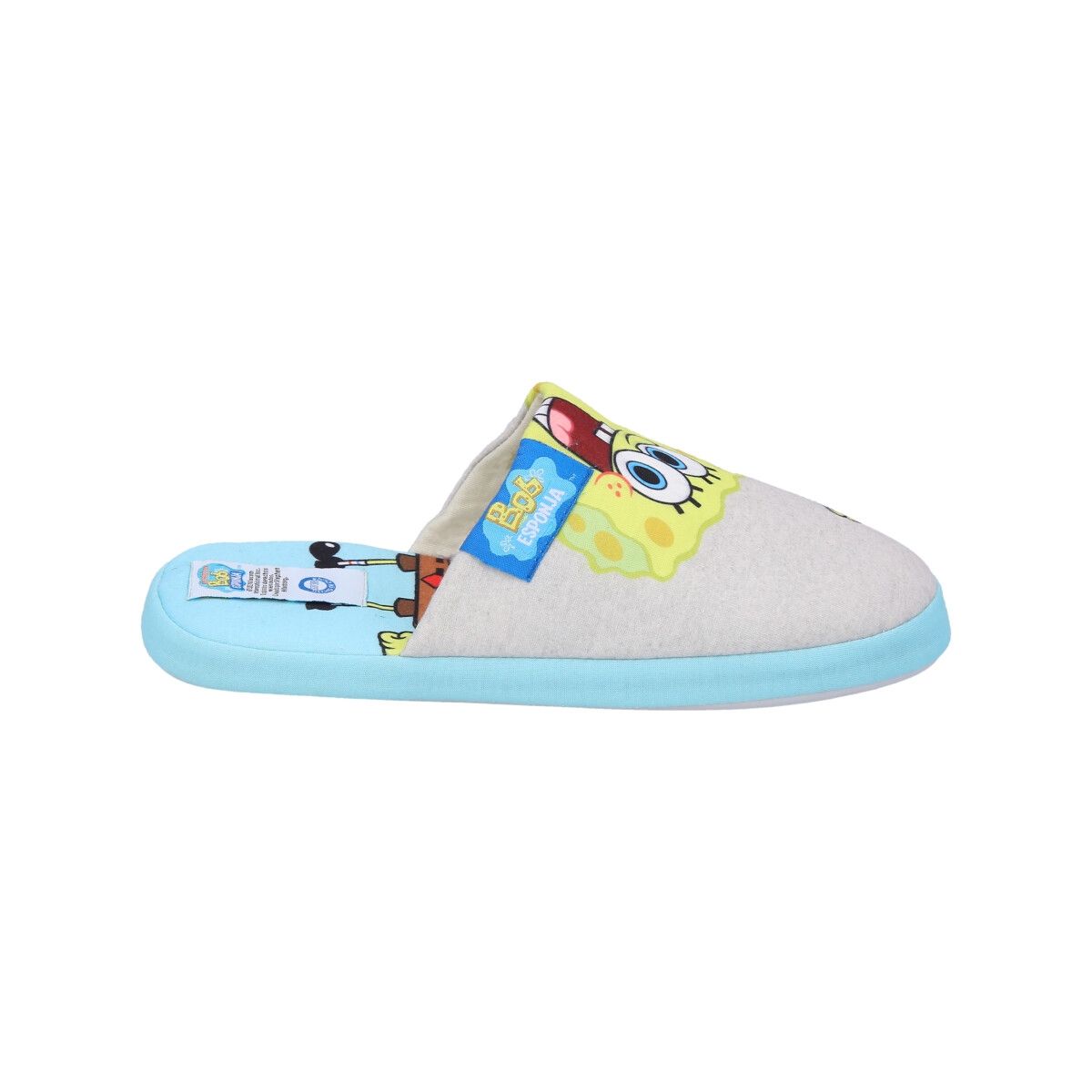 NICKELODEON - PANTUFLA TEENS BOB ESPONJA GRIS MELANGE