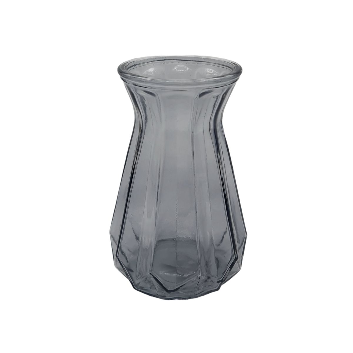 MOGA - Florero Jarron Vidrio 19cm alto flores deco sc