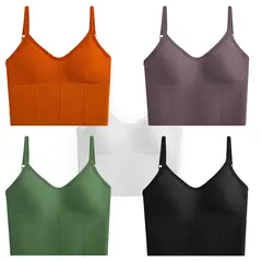 EVERSO - Pack 2 Sostén Sujetador Bralette Top Lencería 1.
