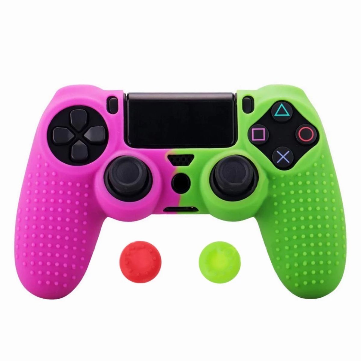 MERCADO CBF - Funda Control Color Bicolor Verde Rosado