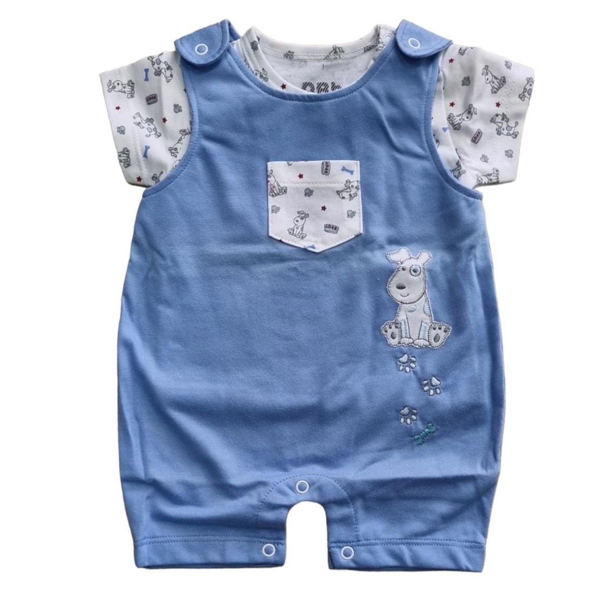 AGW - Jardinera  Polera Bebe Niño Algodon Pima
