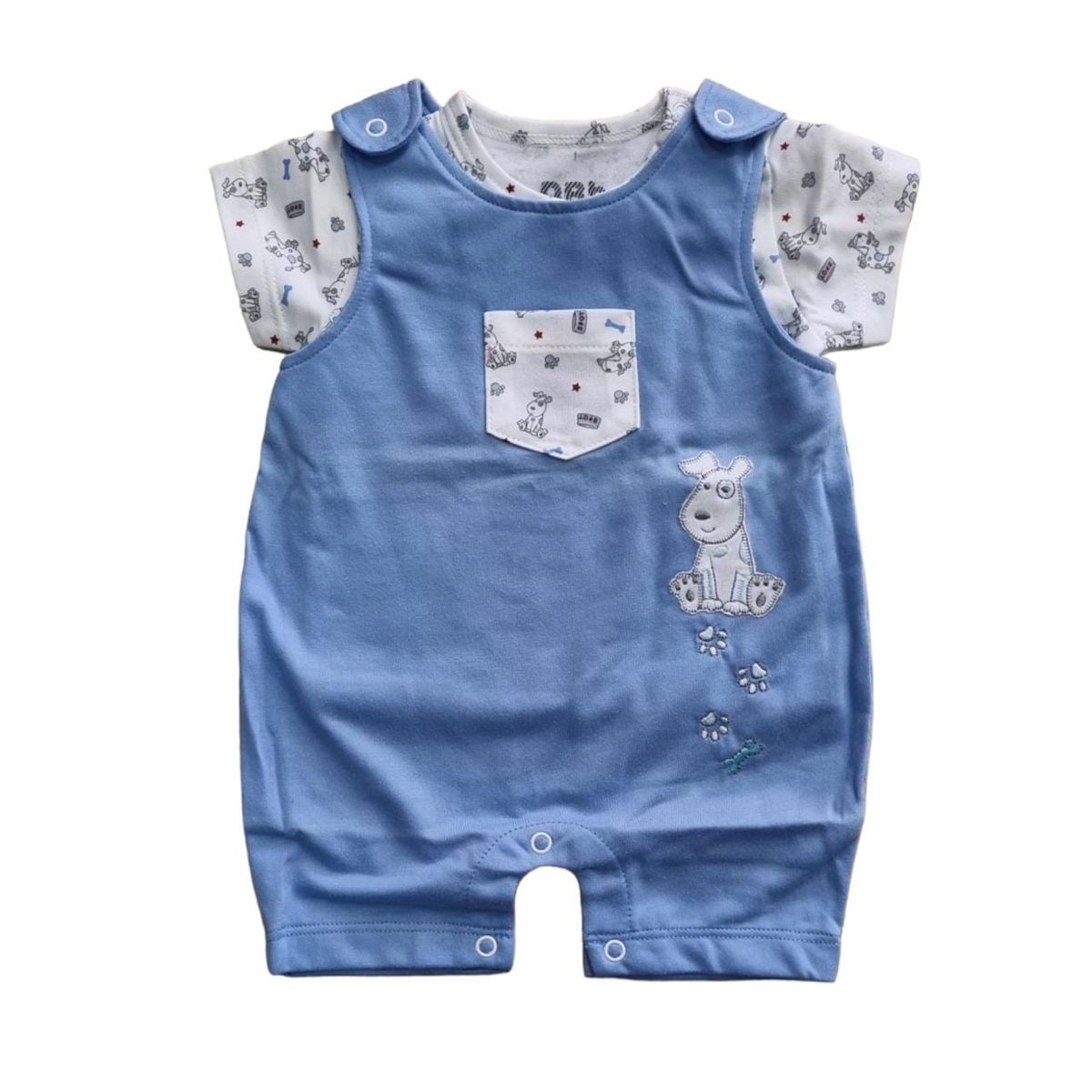 AGW - Jardinera  Polera Bebe Niño Algodon Pima