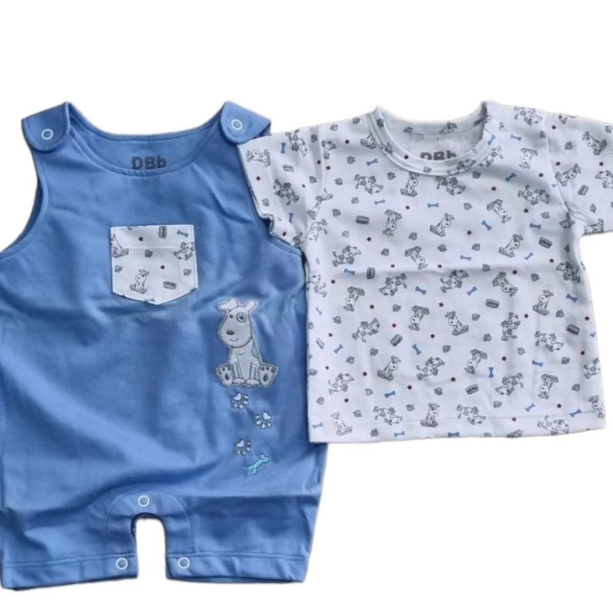 AGW - Jardinera  Polera Bebe Niño Algodon Pima