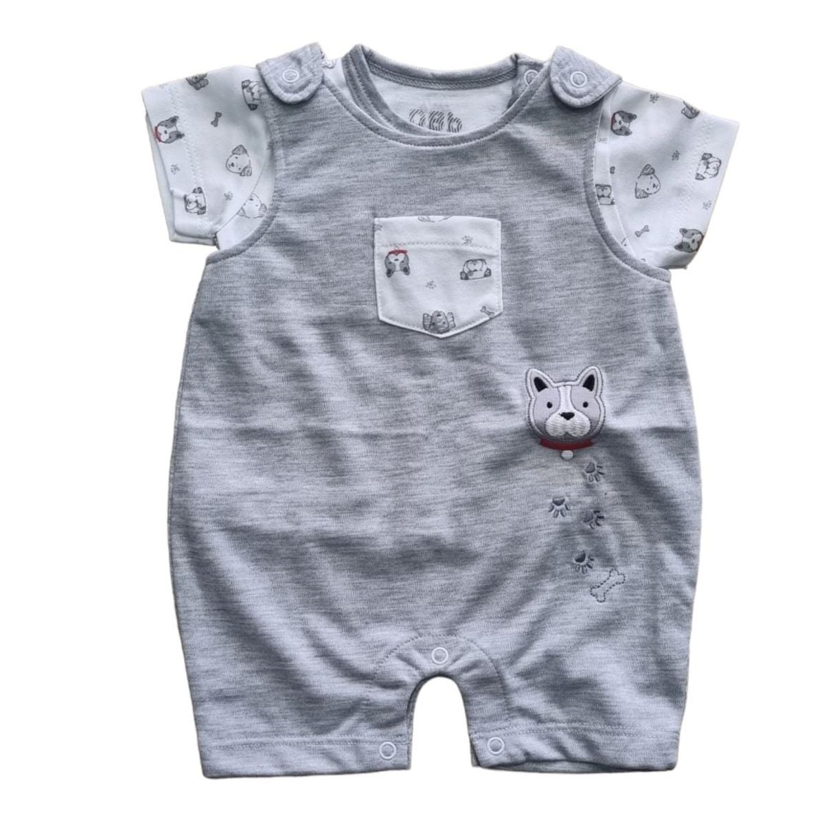 AGW - Jardinera  Polera Bebe Niño Algodon Pima