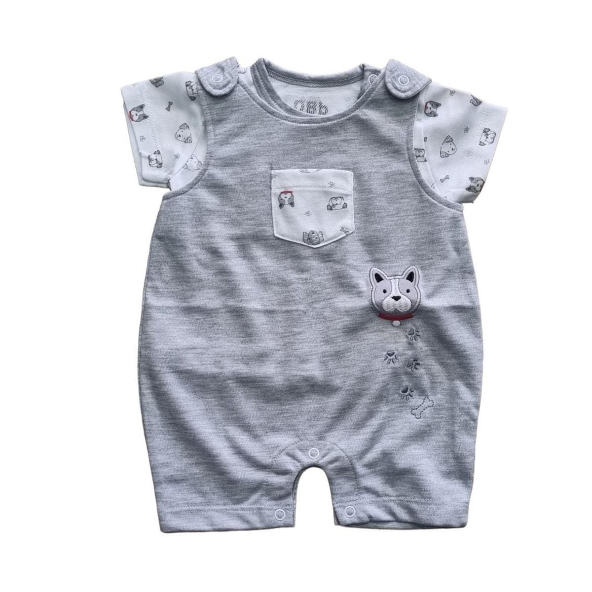 AGW - Jardinera  Polera Bebe Niño Algodon Pima