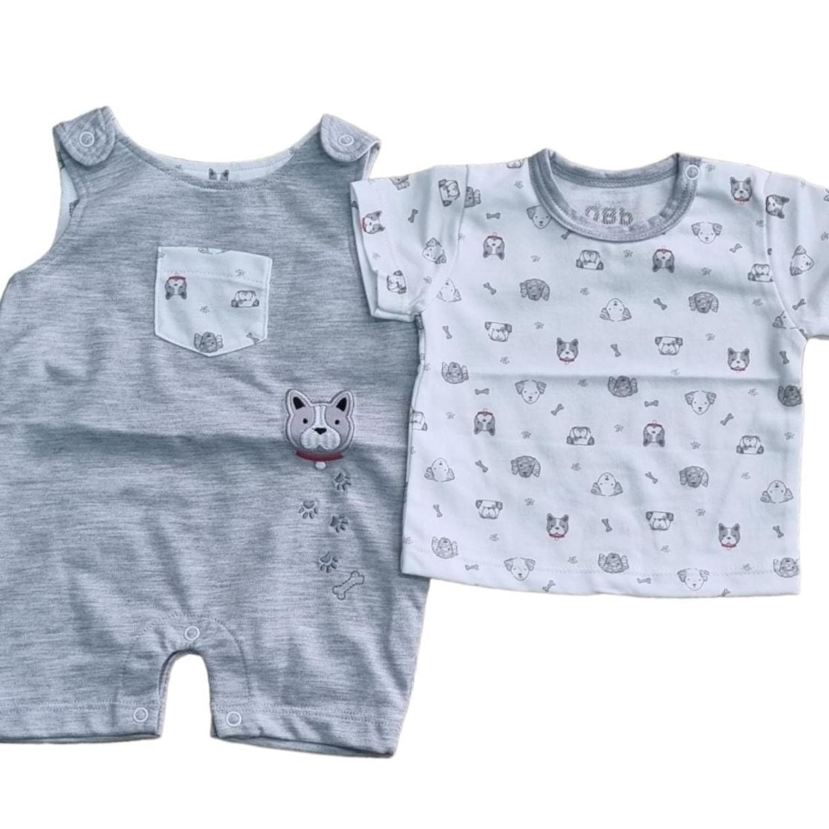 AGW - Jardinera  Polera Bebe Niño Algodon Pima