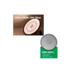 OFERTABKN - Foco Led Panel Redondo 200w Indoor Full Spectrum Cultivo