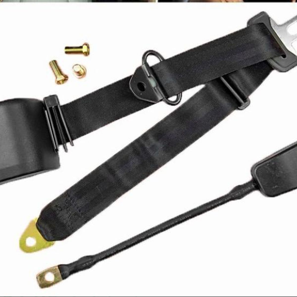 GENERICO - CINTURONES DE SEGURIDAD 3 PUNTAS (PAR) CONDUCTOR Y COPILOTO