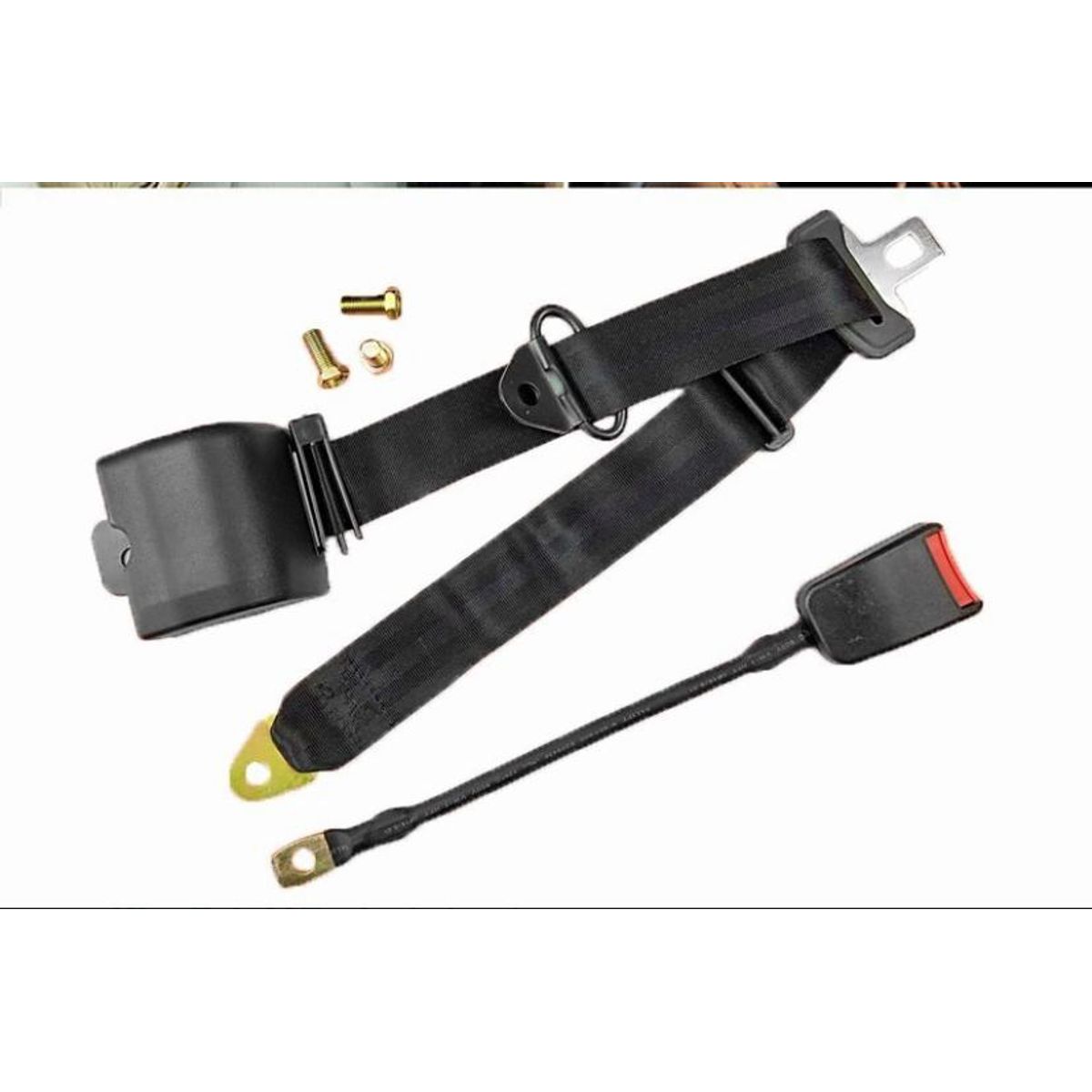 GENERICO - CINTURONES DE SEGURIDAD 3 PUNTAS (PAR) CONDUCTOR Y COPILOTO