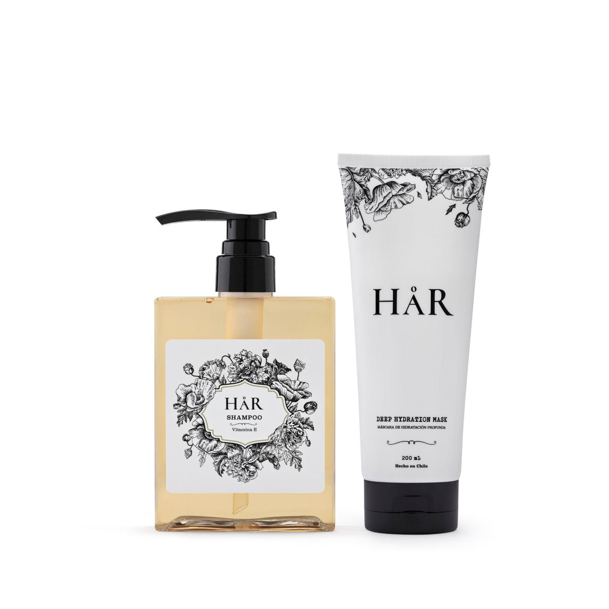 HAR - HÅR Set Shampoo y Máscara Hidratante