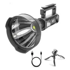 GENERICO - Foco Linterna Led Largo Alcance 600 Metros + Usb