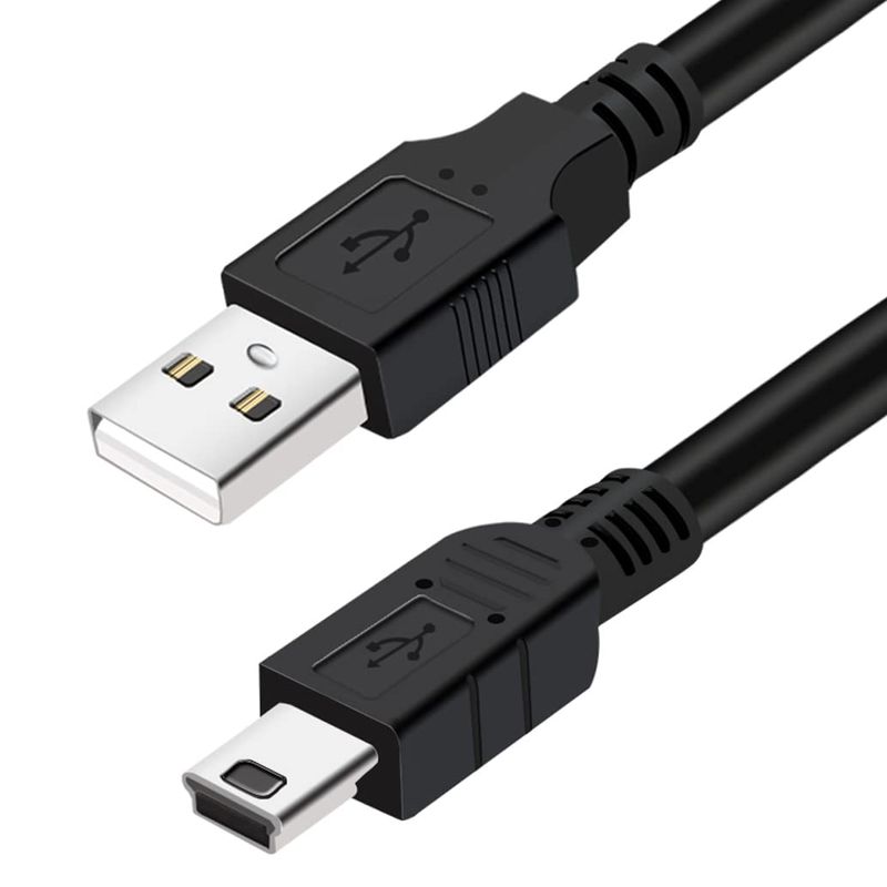 GENERICO - Cable Mini USB a USB  Compatible consolas parlantes camaras