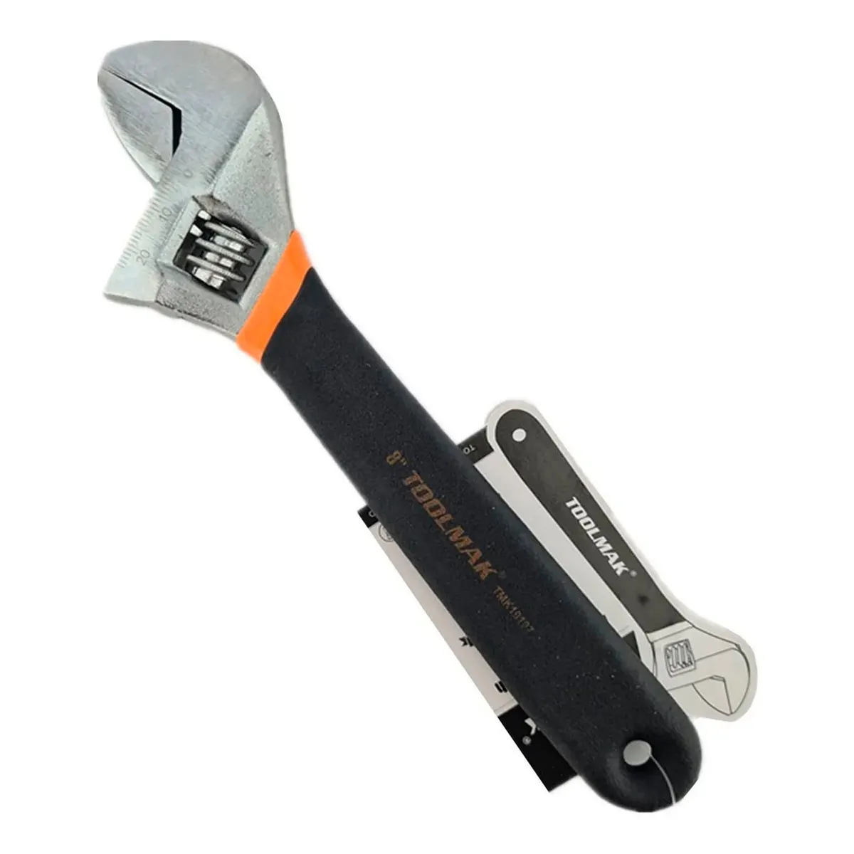 GENERICO - Llave Francesa Ajustable 8 Pulgadas Toolmak Tmk19197