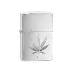 ZIPPO - Encendedor Cannab Design Plateado ZP29587