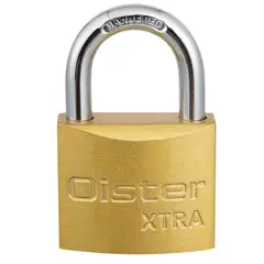 OISTER - Candado XTRA 60mm - Fierro Bronce.