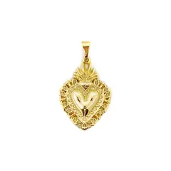 COGGIOLA - Colgante Corazón Detente Enchapado Oro 18K