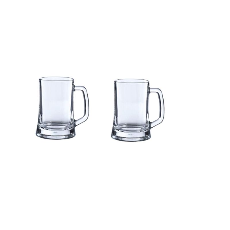 PASABAHCE - Set de 2 Jarros Shoperos Vidrio Beer Pub 500cc Cerveza Beer