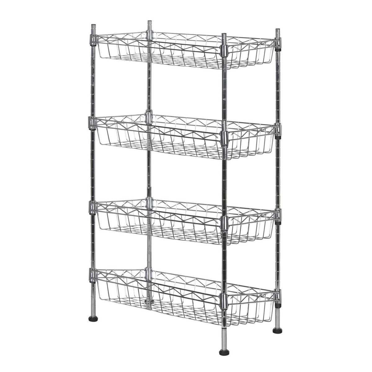 PROCHEF - Estante 45x25x80 cm. Acero Cromado. Capacidad 120 kg.