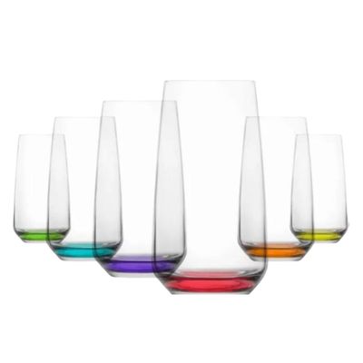 Imagen 2 del producto Set De 6 Vasos Fondo Color Hogar Fiestas Set De 6 Vasos.