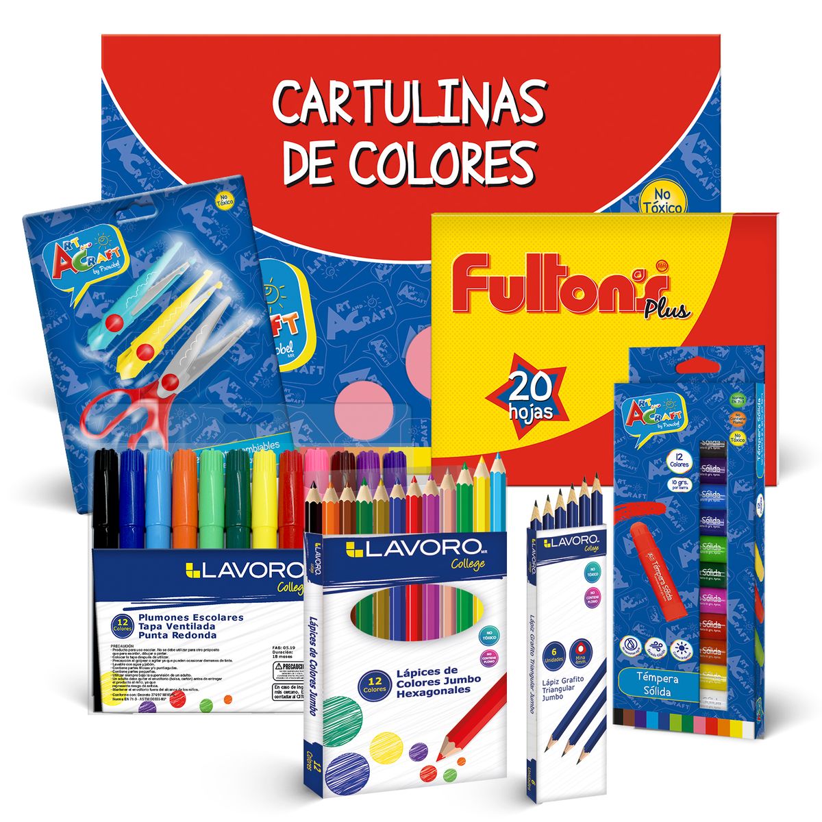 PRONOBEL - Pack Caja Manualidades Preescolar 2