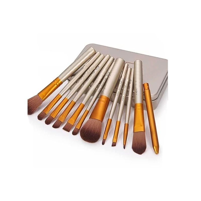 GENERICO - Set de 12 Brochas y/o Pinceles para maquillaje