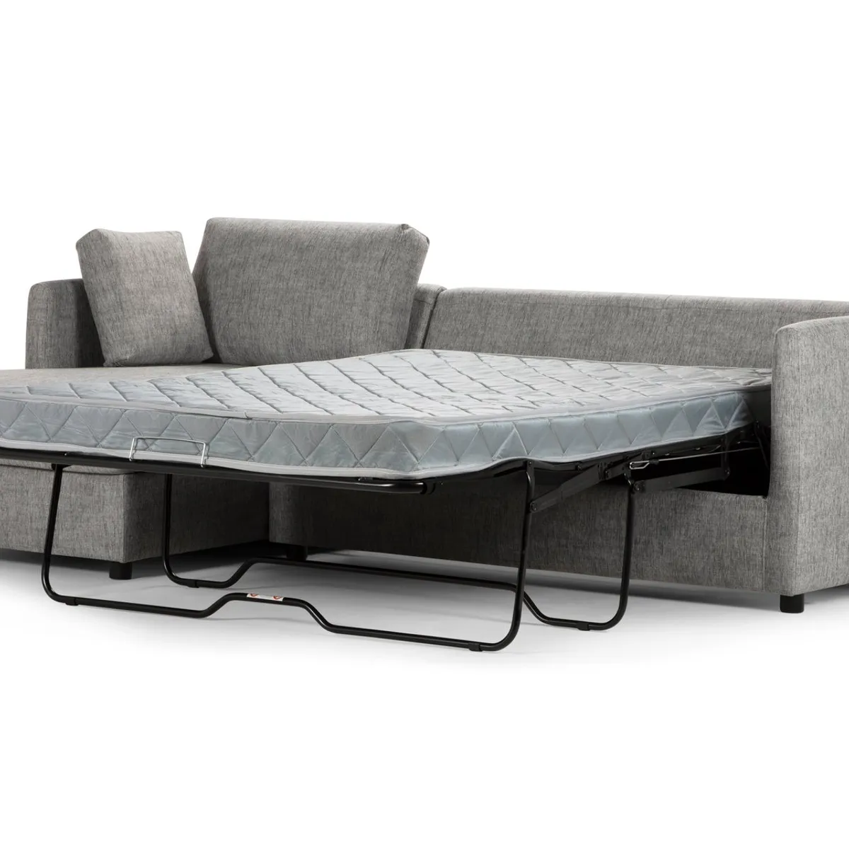 ROSEN - Sofá Seccional Cama Rosen Izquierdo Noah Tela Gris