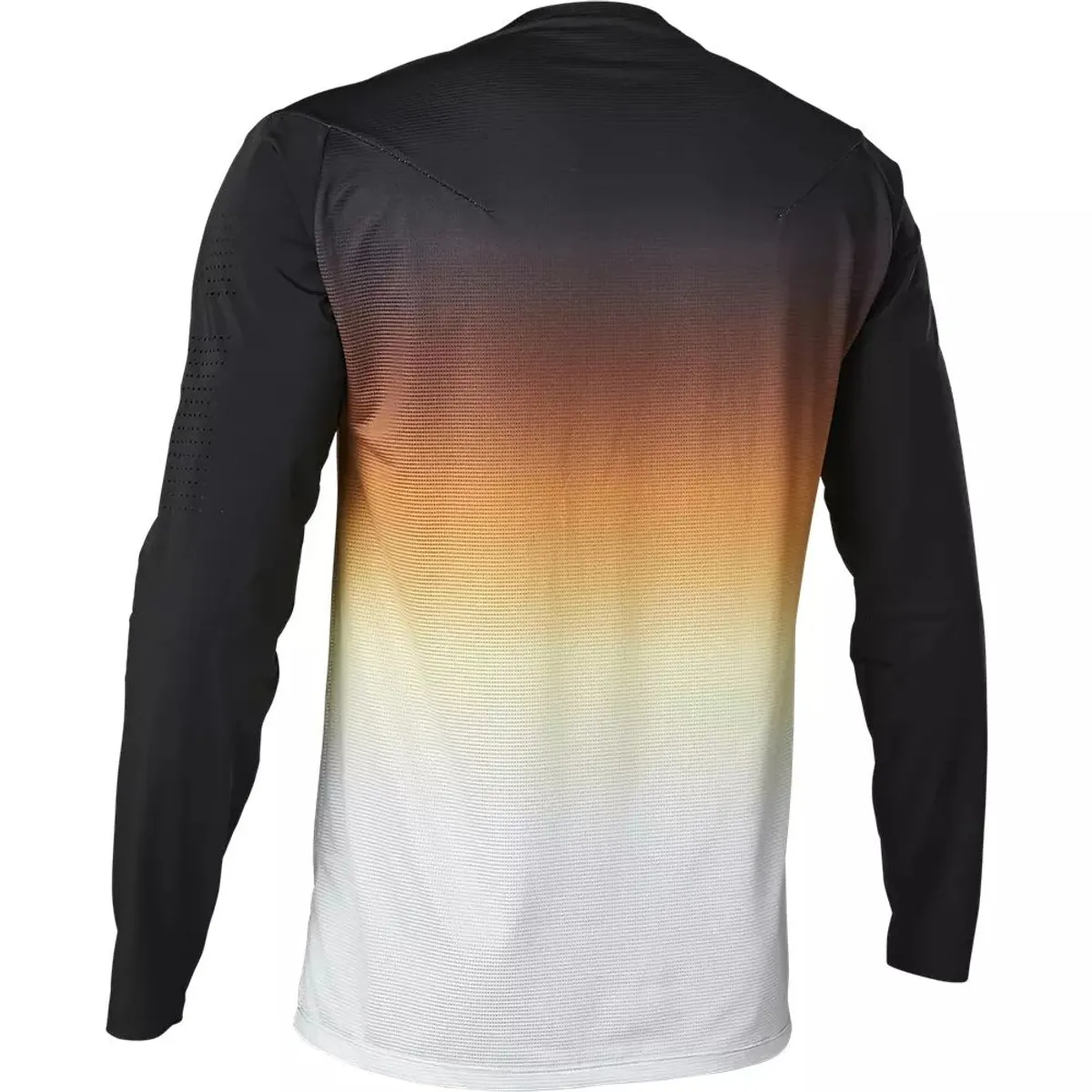 FOX - Polera Bicicleta Manga Larga Flexair Race Spec Negro/Naranjo Fox FOX