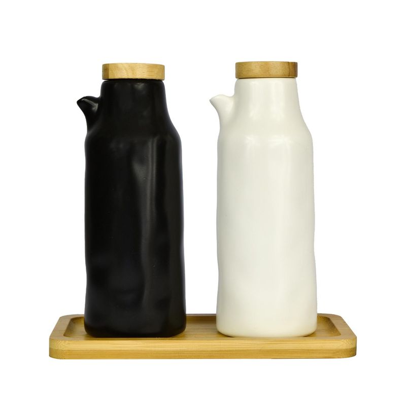 SIMPLIT - Set Alcuza Cerámica 2 Piezas Redonda 500 ml Simplit