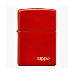 ZIPPO - Encendedor Metallic Red Matte Lasered Rojo ZP49475ZL