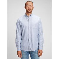 Camisa Oxford Celeste