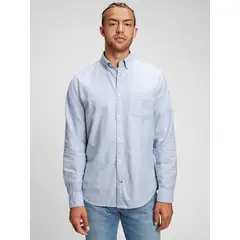 GAP - Camisa Oxford Celeste