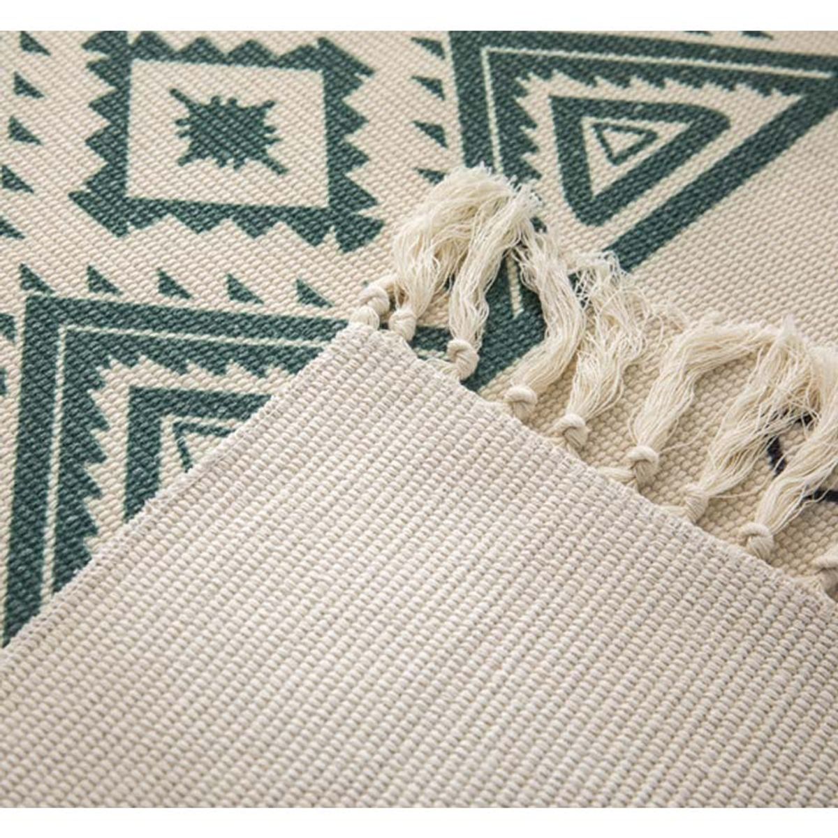 GENERICO - Alfombra bohemia de estilo etnico 180x200 cm.