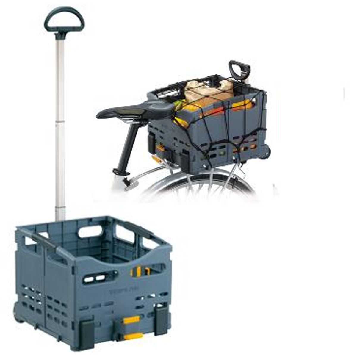 TOPEAK - Canasto Topeak Trasero Carro Mango Ruedas Trolley Tote MTX