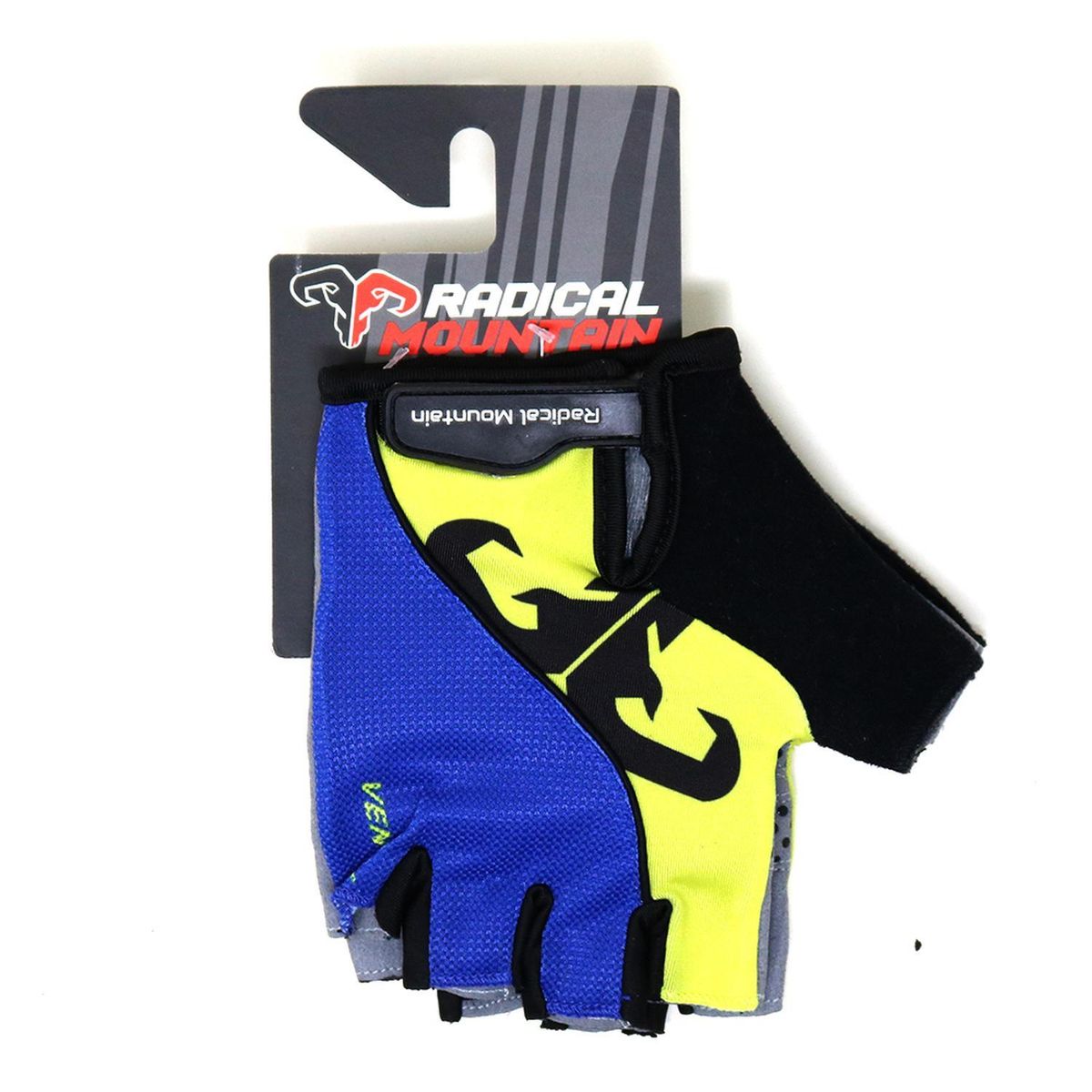 RADICAL MOUNTAIN - Guantes Radical Mountain Corto 1454 Amarillo/Azul M